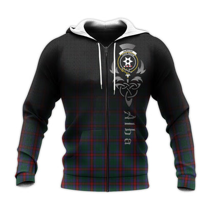 Printivon Jardine Dress Tartan Crest Alba Celtic Hoodie