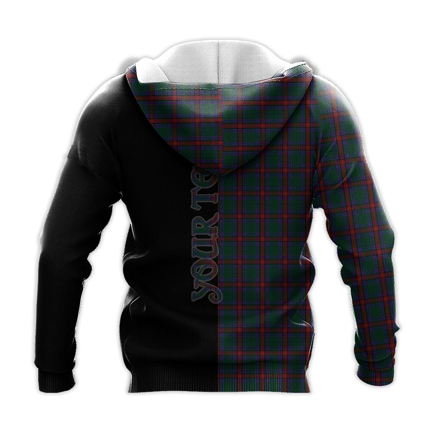 Printivon Jardine Dress Tartan Personalize Half Hoodie