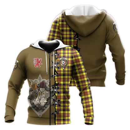 Printivon Jardine Modern Tartan Hoodie Lion Rampant And Celtic Thistle Style