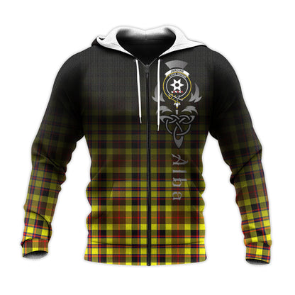 Printivon Jardine Modern Tartan Crest Alba Celtic Hoodie