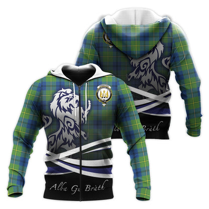 Printivon Johnston Ancient Tartan Scottish Lion Hoodie