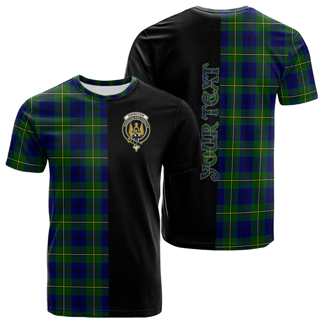 Printivon Johnston Modern Tartan Personalize Half T shirt