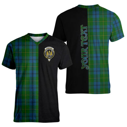 Printivon Johnstone Tartan Personalize Half T shirt