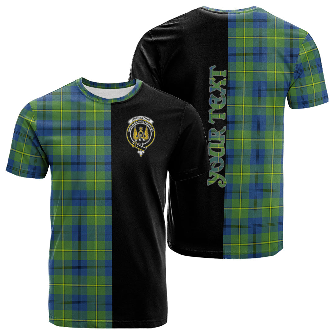 Printivon Johnstone Ancient Tartan Personalize Half T shirt