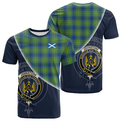 Printivon Johnstone Ancient Tartan Scottish Crest T Shirt