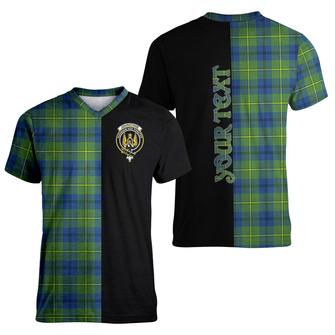 Printivon Johnstone Ancient Tartan Personalize Half T shirt