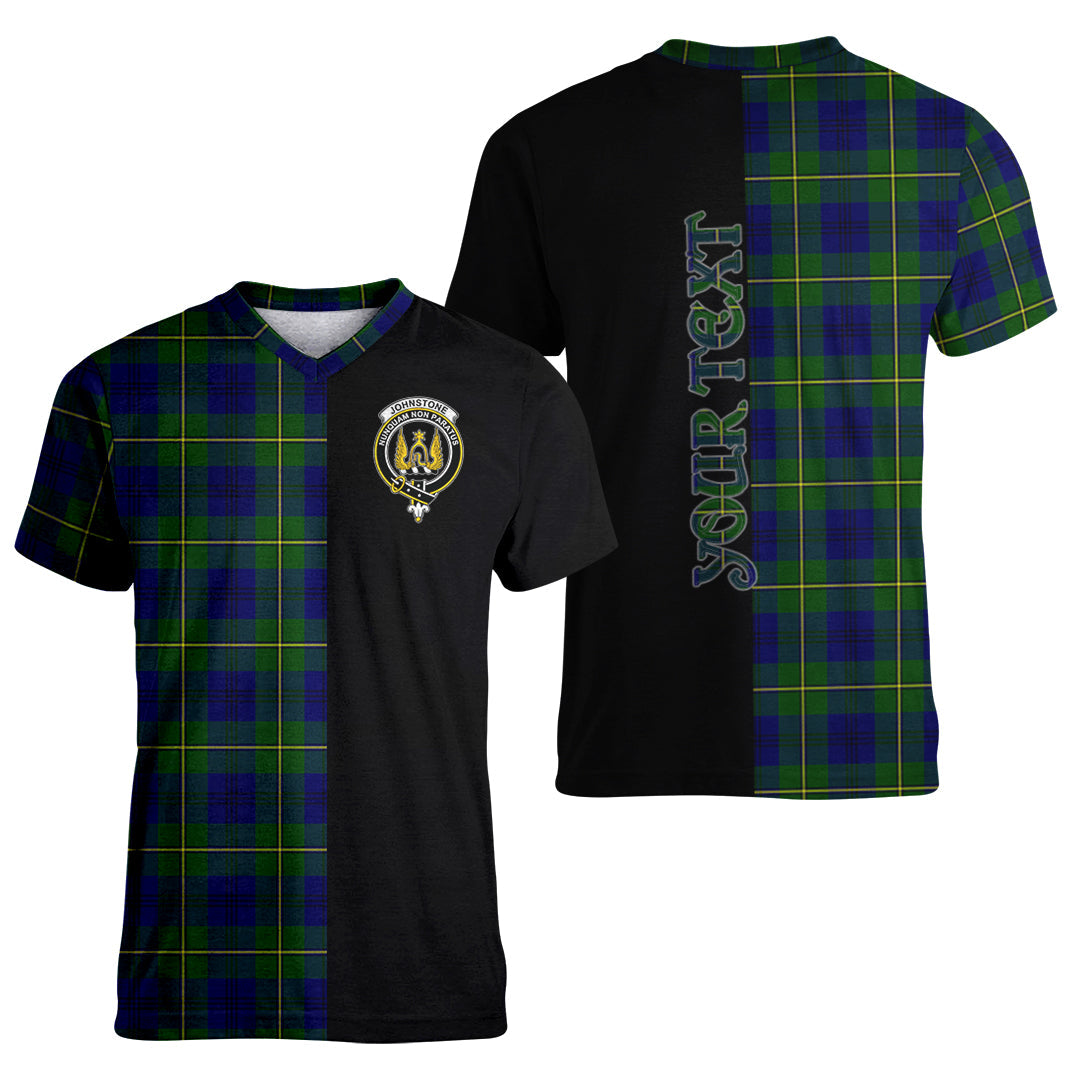 Printivon Johnstone Modern Tartan Personalize Half T shirt