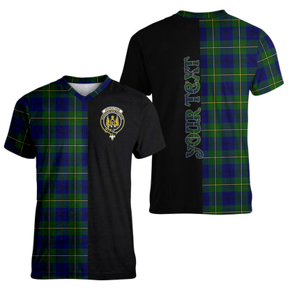 Printivon Johnstone Modern Tartan Personalize Half T shirt