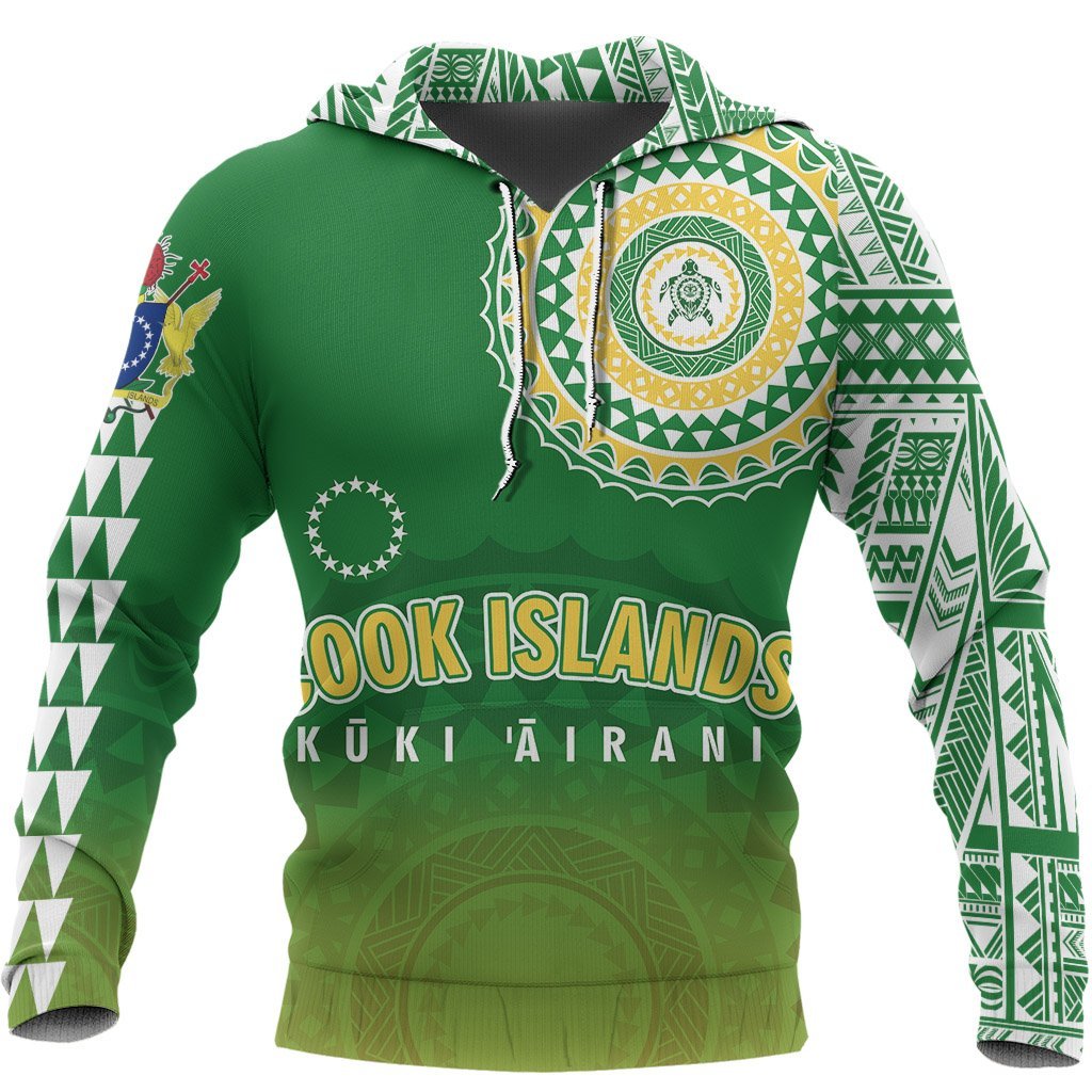 Cook Islands Hoodie Tattoo Style