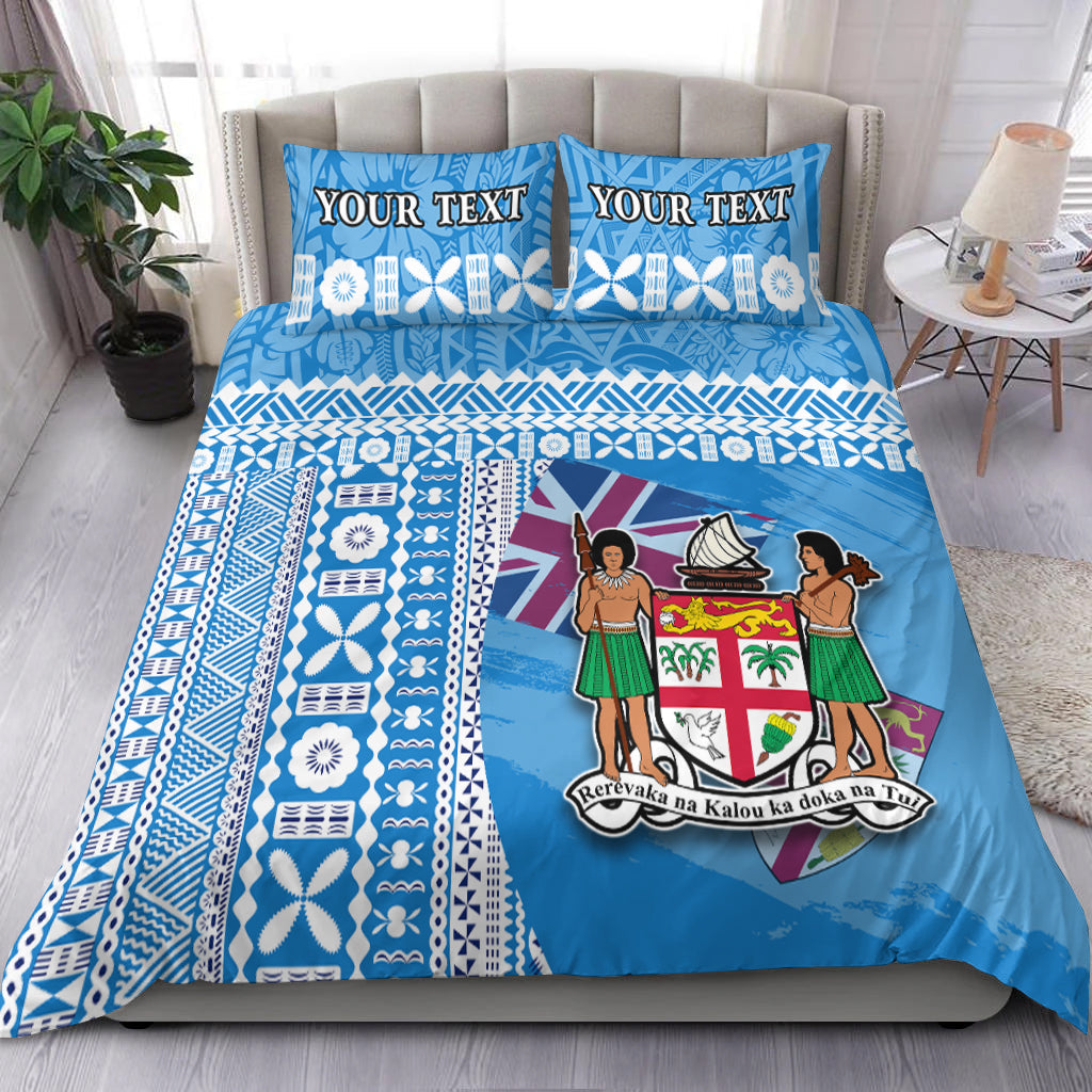 (Custom Personalised) Fiji Dreamy Bedding Set Tapa Pattern