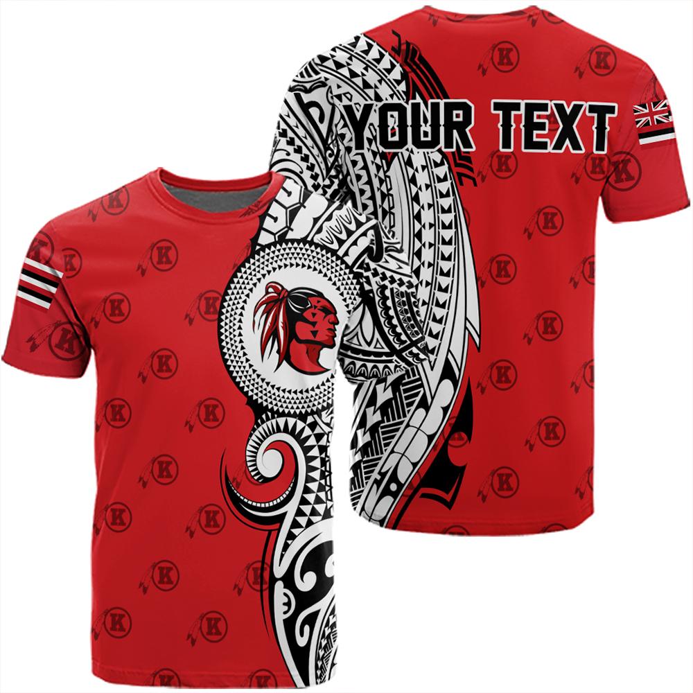 (Personalized) Hawaii Kahuku High Tribal Kakau T-shirt AH