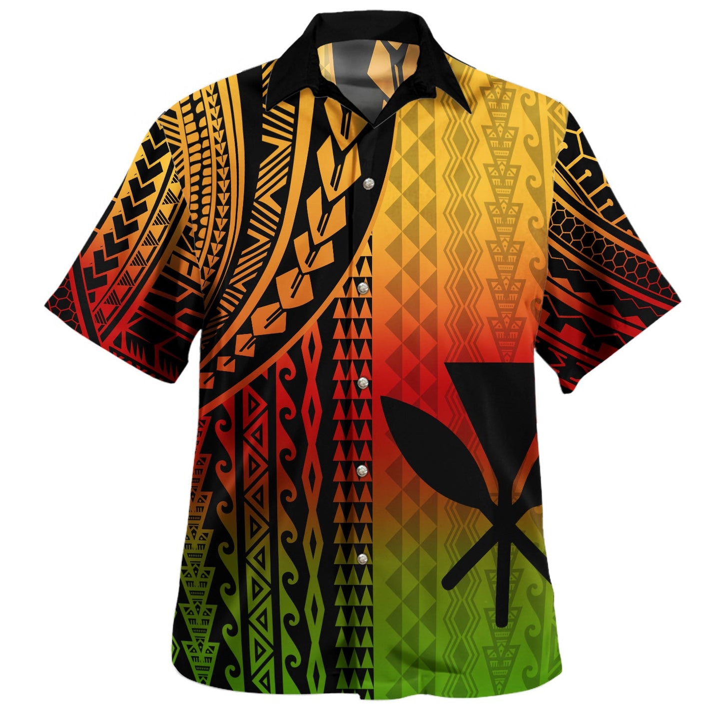 Hawaii Hawaiian Shirt Kanaka Maoli Polynesian Tattoo Island Reggae Hawaii Shirt