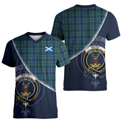 Printivon Keith Tartan Scottish Crest T Shirt