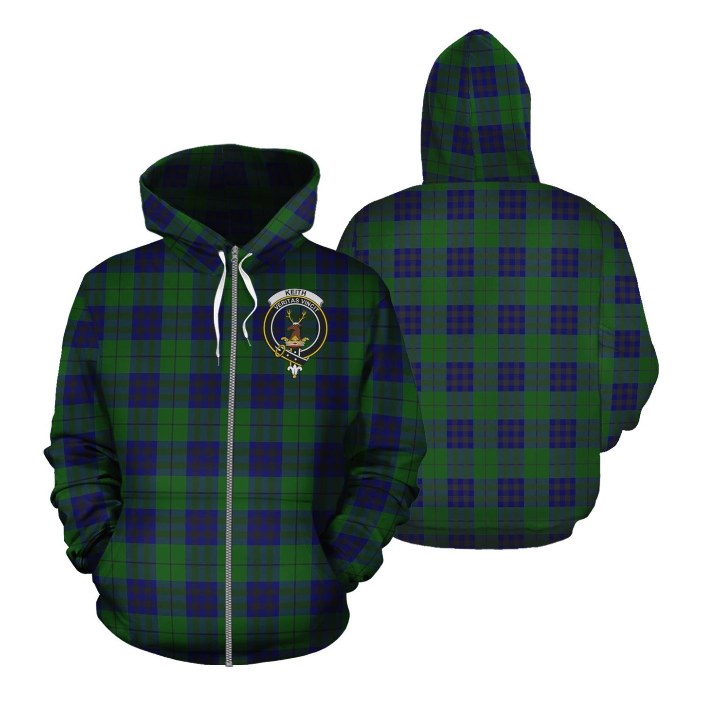 Printivon Keith Modern Tartan Hoodie