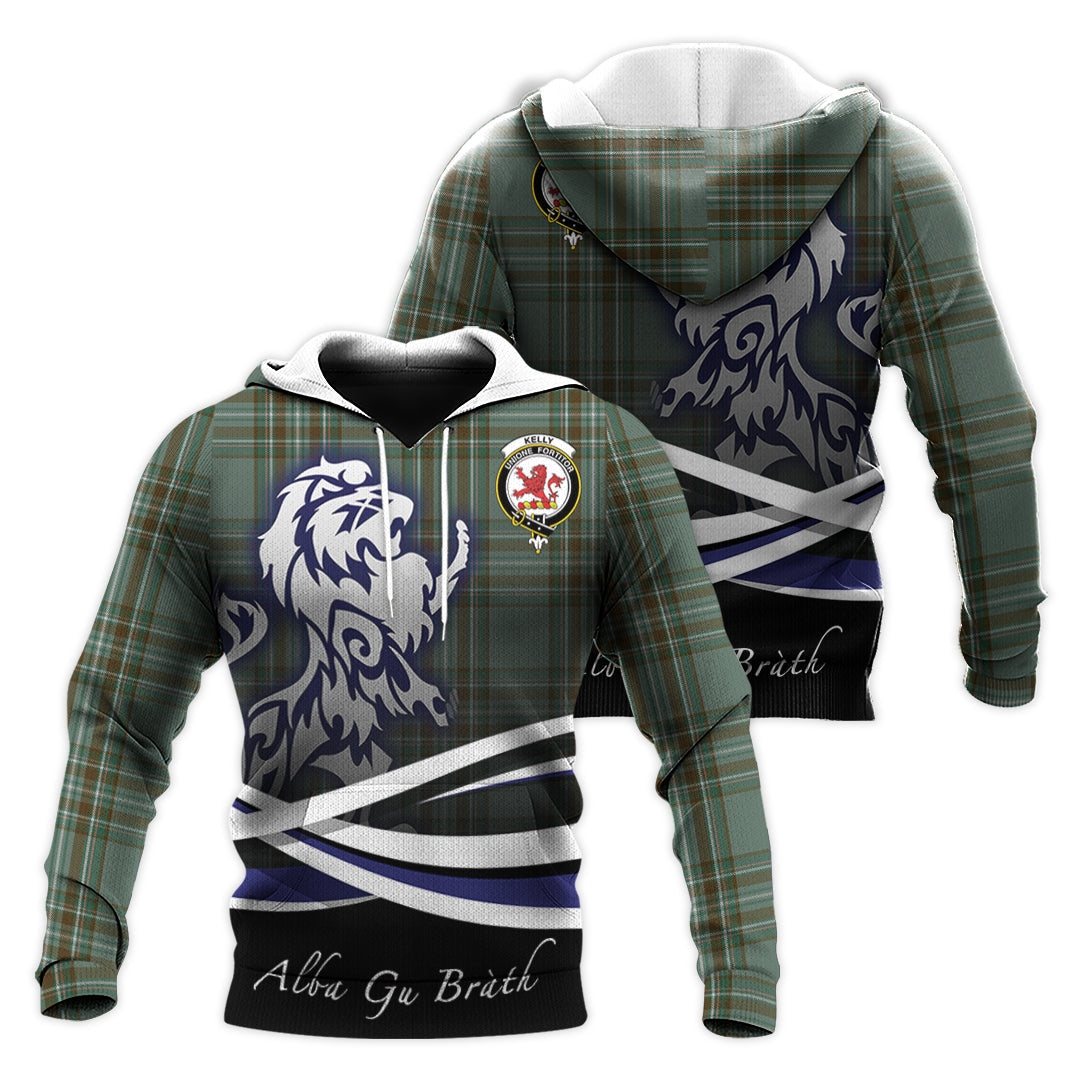 Printivon Kelly Dress Tartan Scottish Lion Hoodie