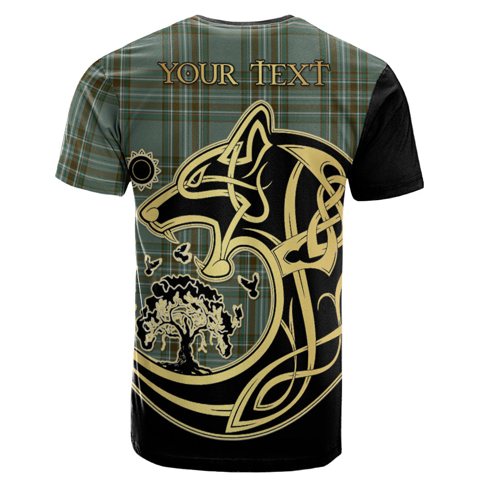 Printivon Kelly Dress Crest Celtic Wolf Tartan T Shirt Custom Your Text