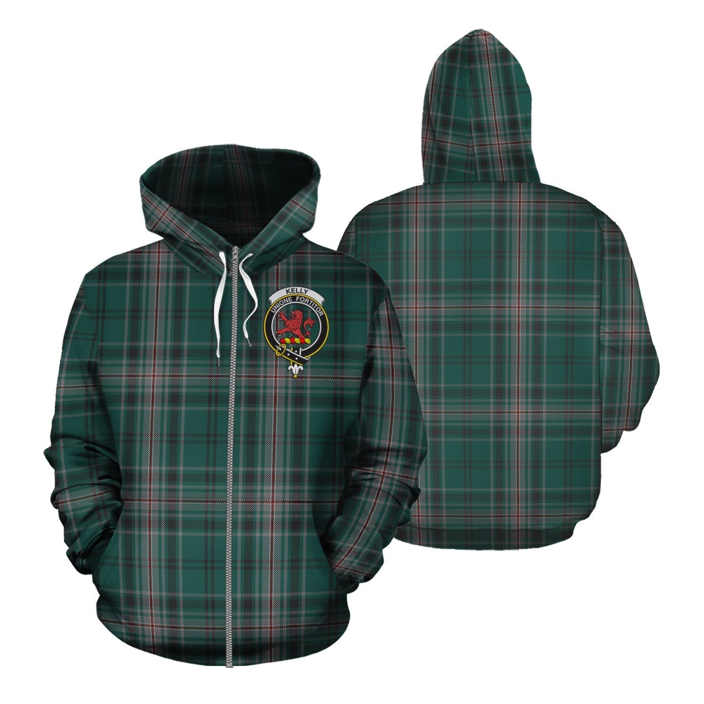 Printivon Kelly Of Sleat Hunting Tartan Hoodie