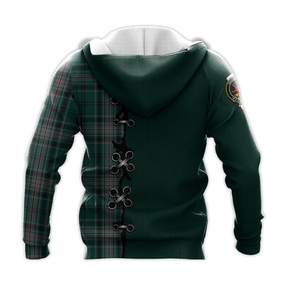 Printivon Kelly Of Sleat Hunting Tartan Hoodie Lion Rampant And Celtic Thistle Style