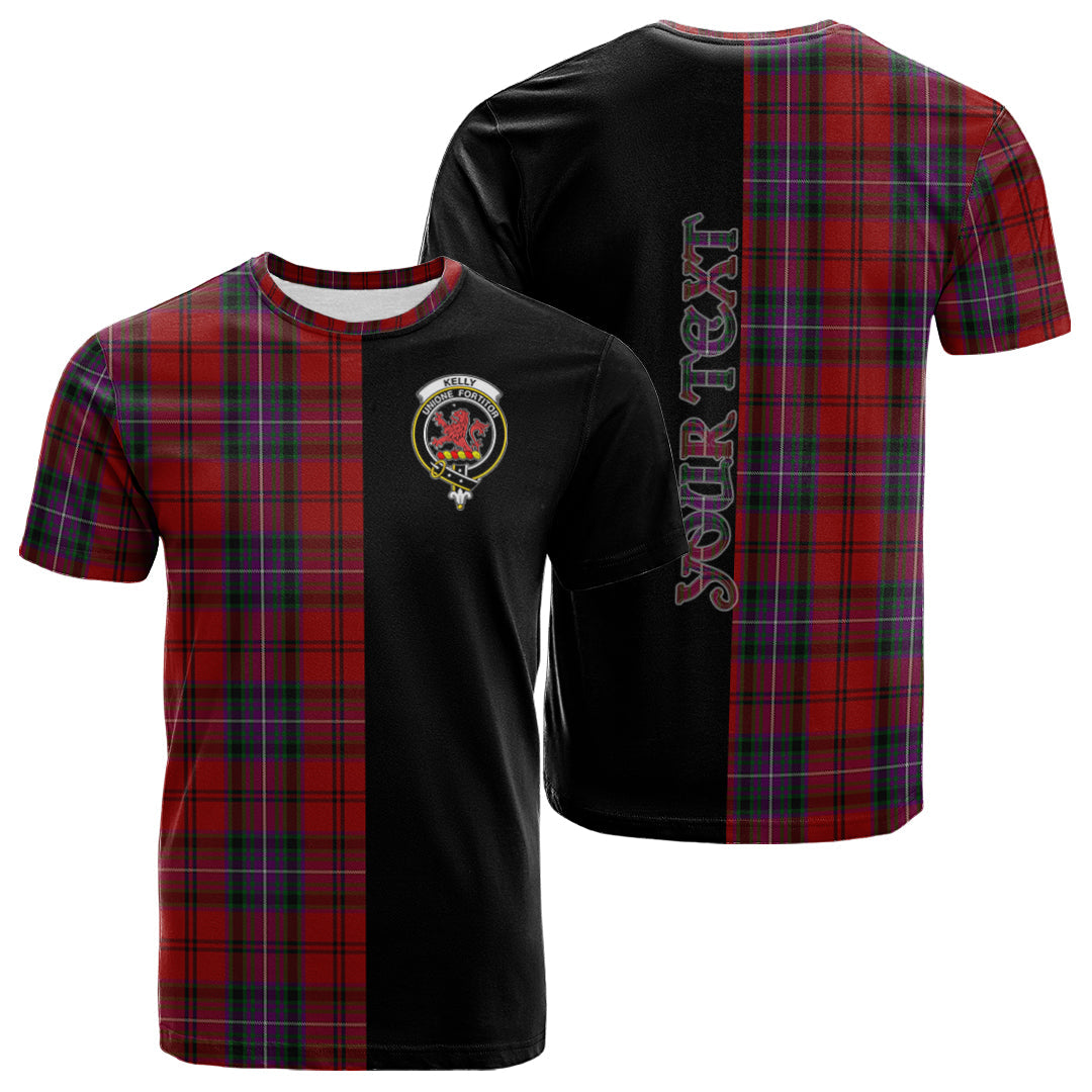 Printivon Kelly of Sleat Red Tartan Personalize Half T shirt