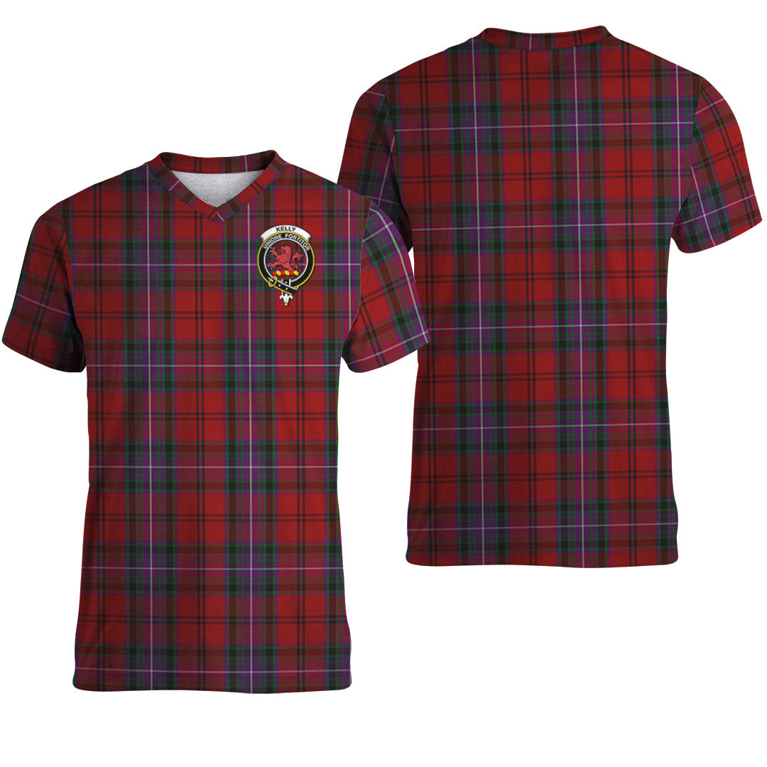 Printivon Kelly of Sleat Red Tartan T Shirt
