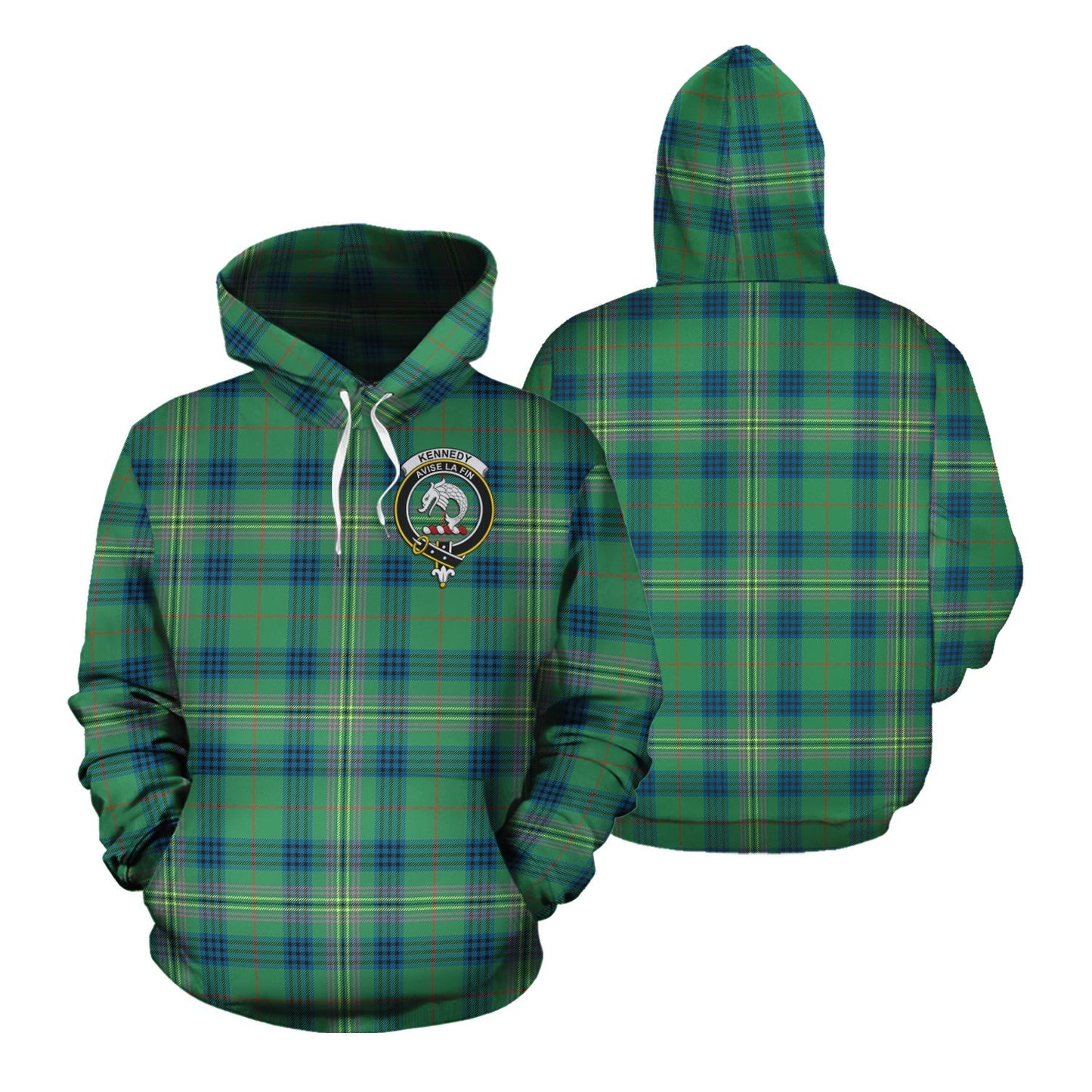 Printivon Kennedy Ancient Tartan Hoodie