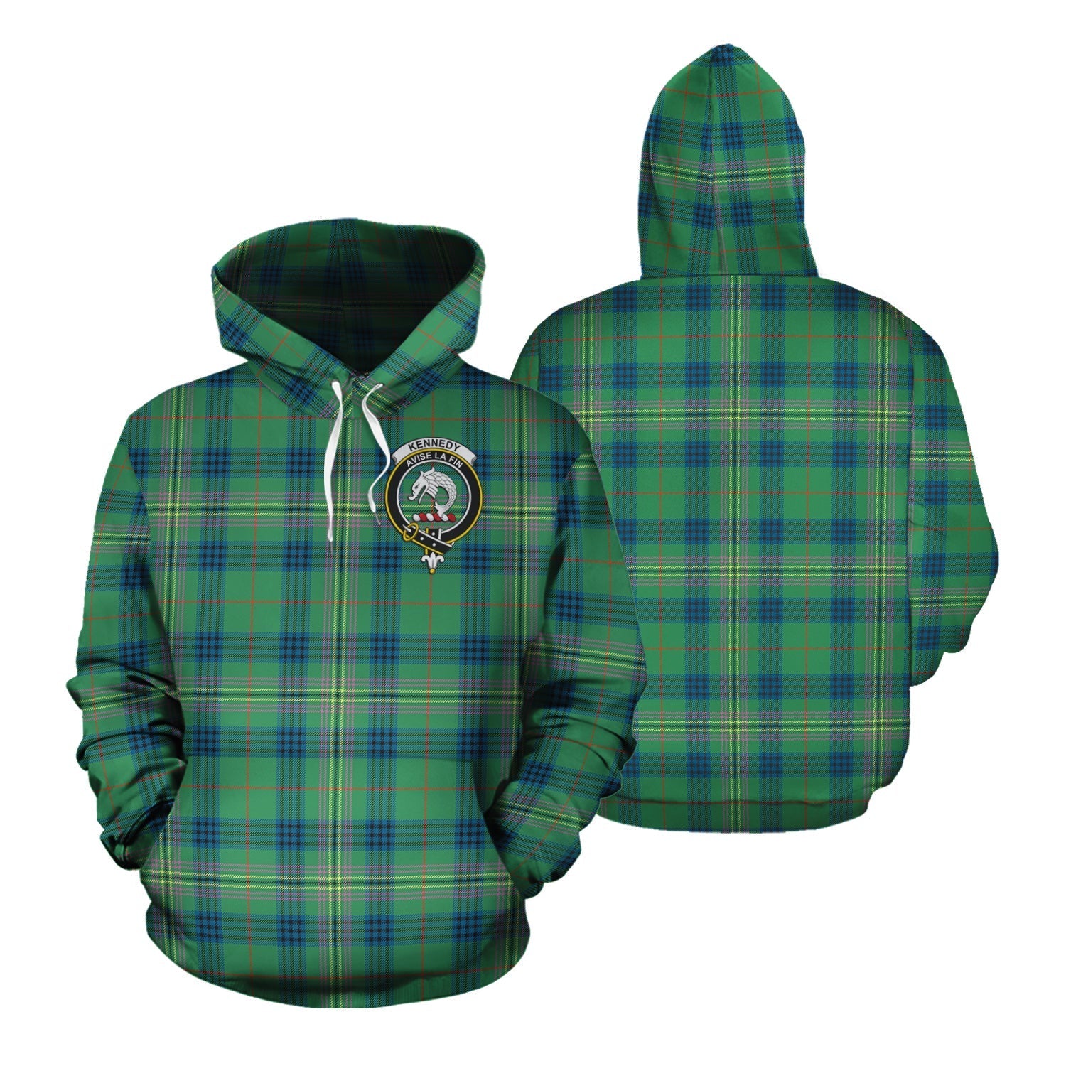 Printivon Kennedy Ancient Tartan Hoodie