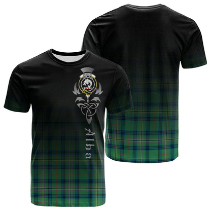 Printivon Kennedy Ancient Tartan Crest Alba Celtic T Shirt