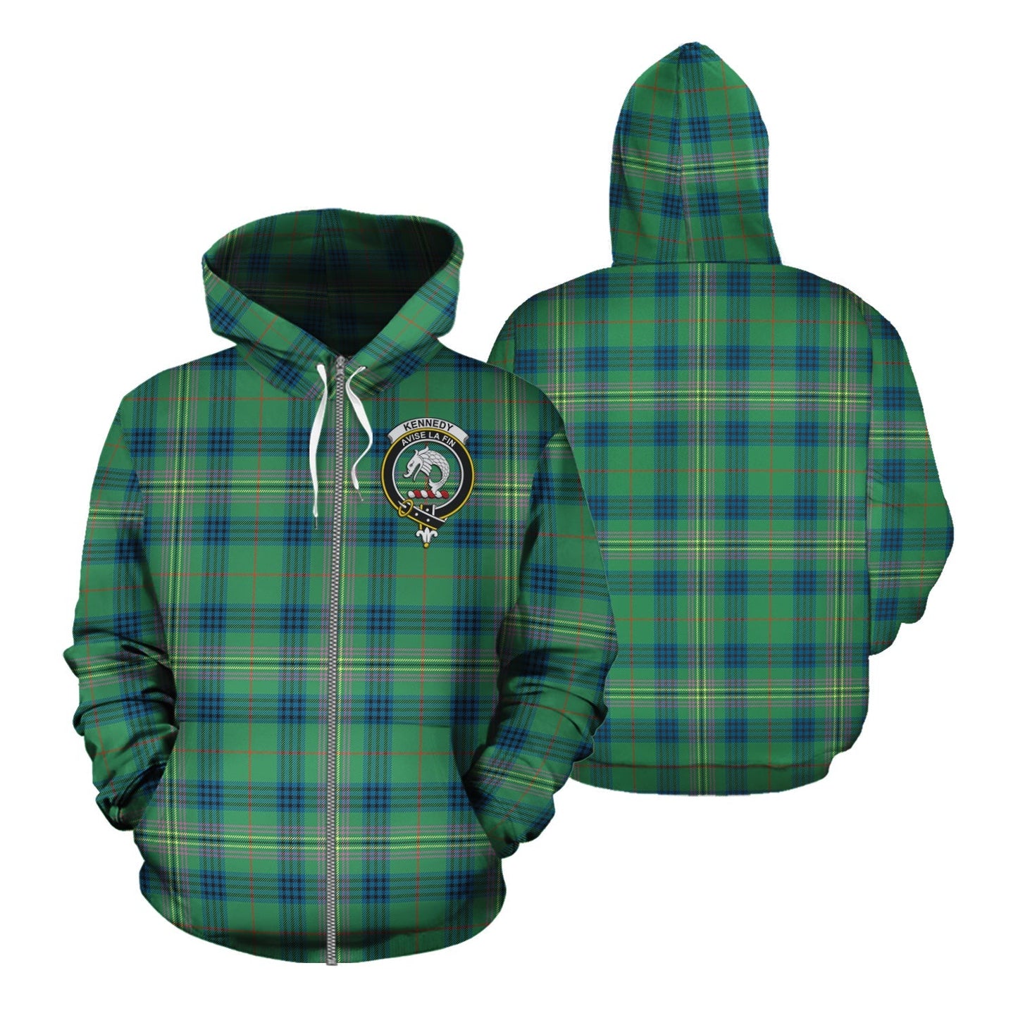 Printivon Kennedy Ancient Tartan Hoodie
