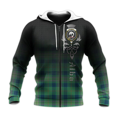 Printivon Kennedy Ancient Tartan Crest Alba Celtic Hoodie