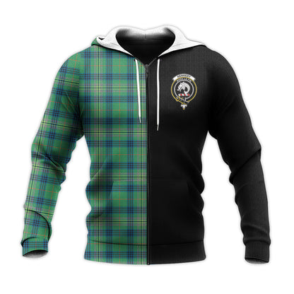 Printivon Kennedy Ancient Tartan Personalize Half Hoodie