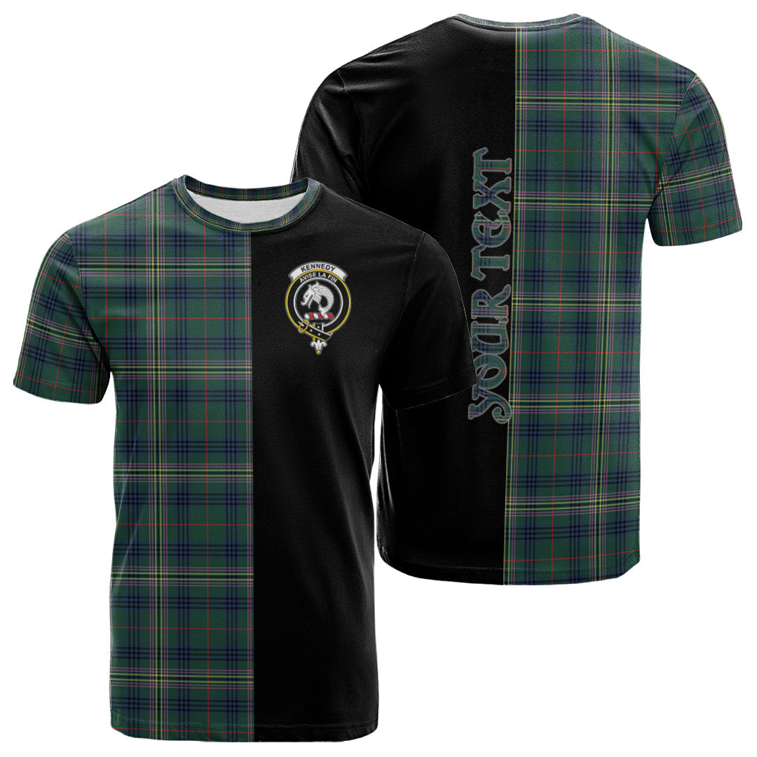 Printivon Kennedy Modern Tartan Personalize Half T shirt