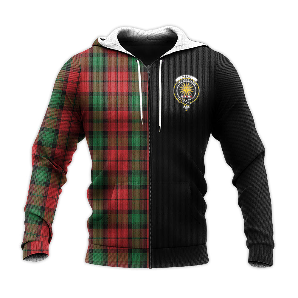 Printivon Kerr Tartan Personalize Half Hoodie