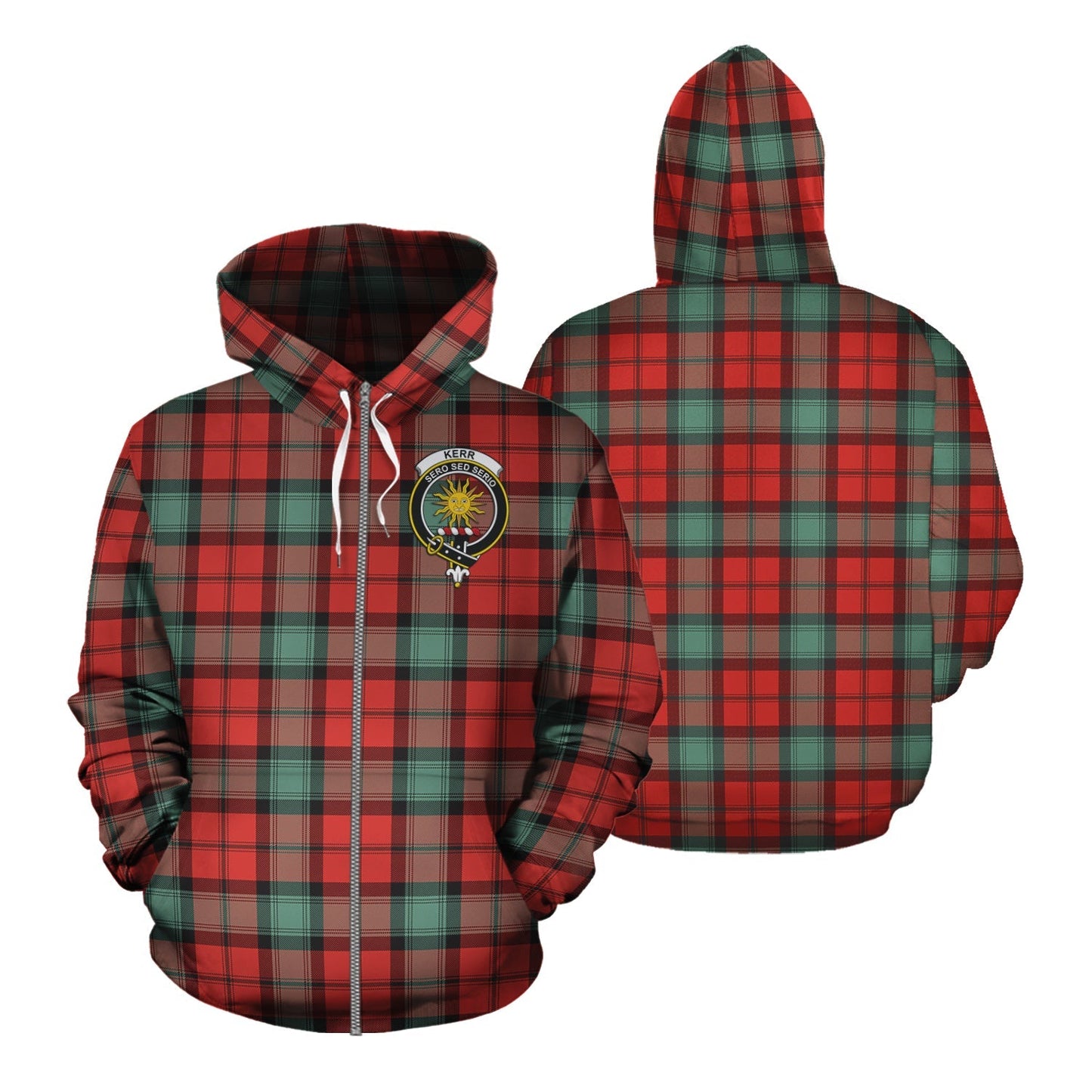 Printivon Kerr Ancient Tartan Hoodie
