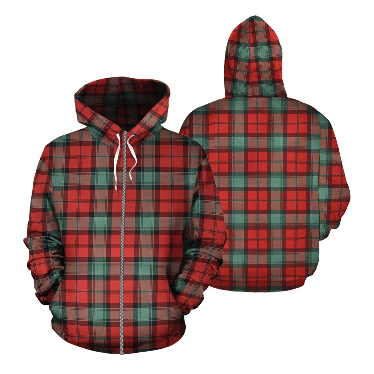 Printivon Kerr Ancient Tartan Hoodie