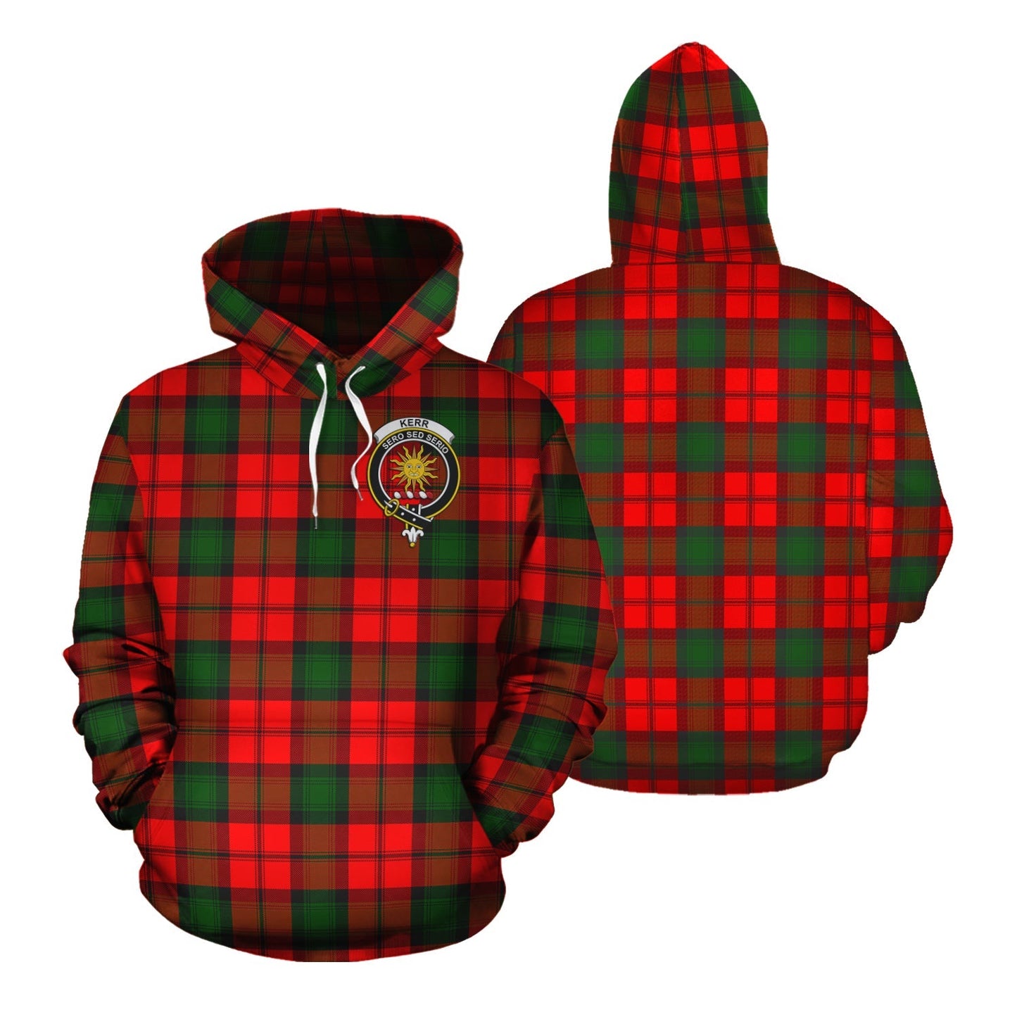 Printivon Kerr Modern Tartan Hoodie