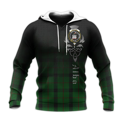 Printivon Kincaid Tartan Crest Alba Celtic Hoodie