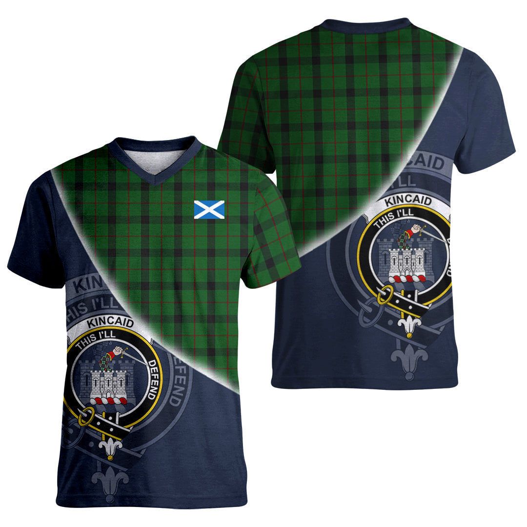 Printivon Kincaid Tartan Scottish Crest T Shirt