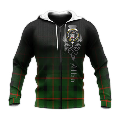 Printivon Kincaid Modern Tartan Crest Alba Celtic Hoodie