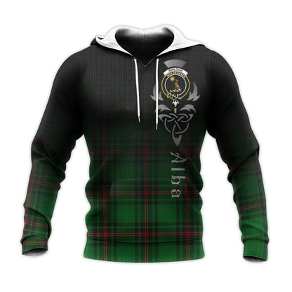 Printivon Kinloch Tartan Crest Alba Celtic Hoodie