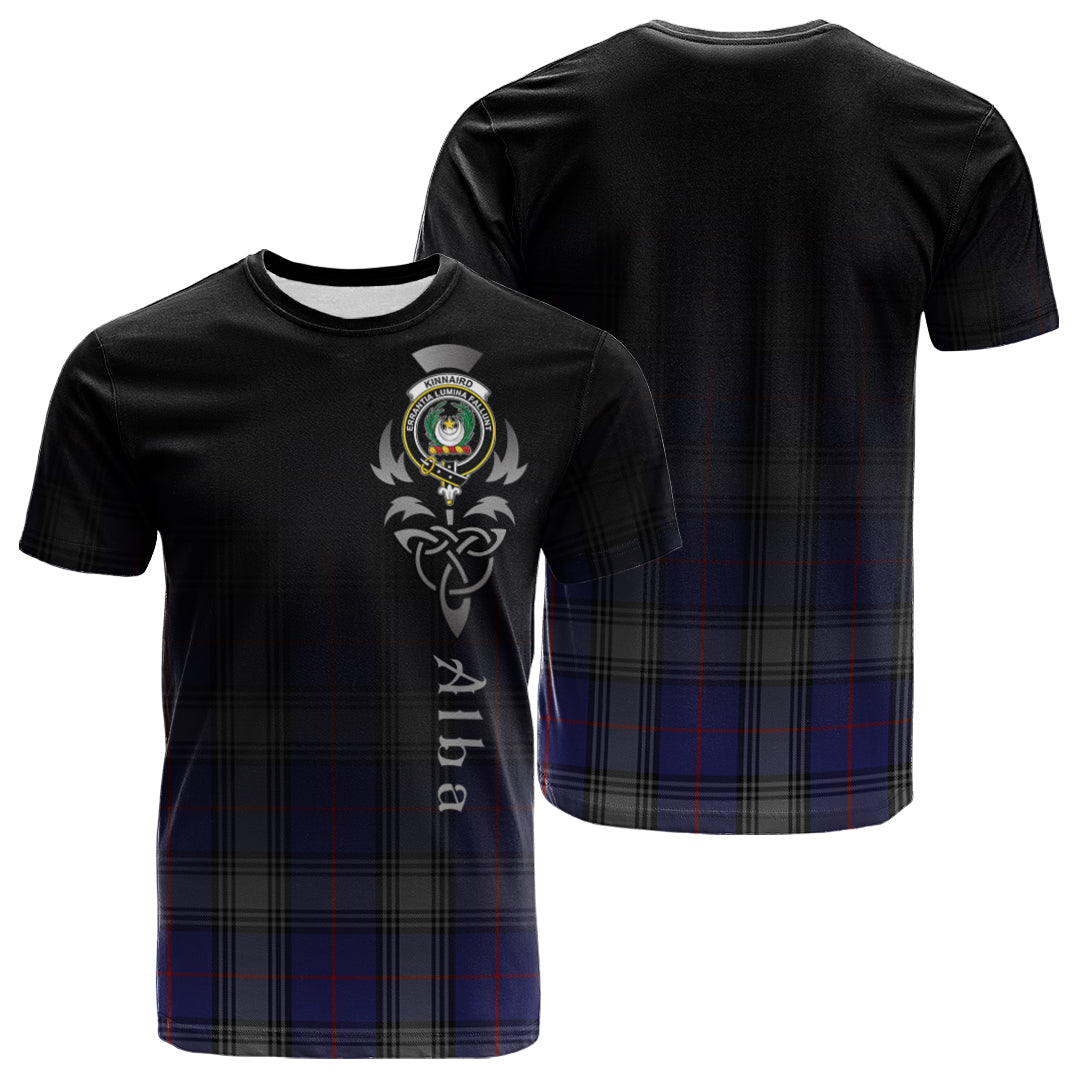 Printivon Kinnaird Tartan Crest Alba Celtic T Shirt
