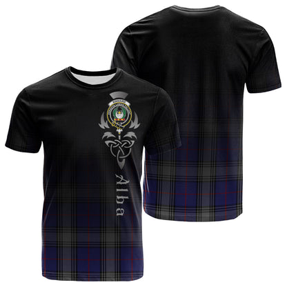Printivon Kinnaird Tartan Crest Alba Celtic T Shirt