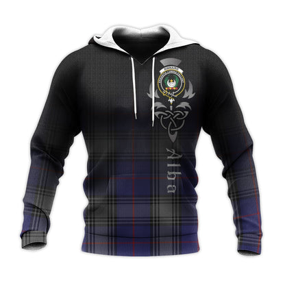 Printivon Kinnaird Tartan Crest Alba Celtic Hoodie