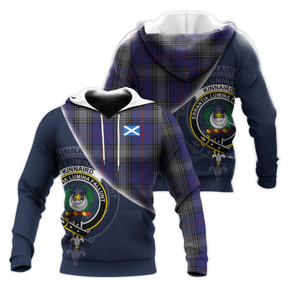 Printivon Kinnaird Tartan Scottish Crest Hoodie