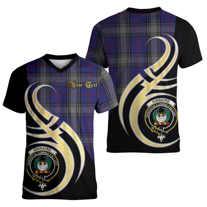 Printivon Kinnaird Tartan Crest Believe In Me T Shirt