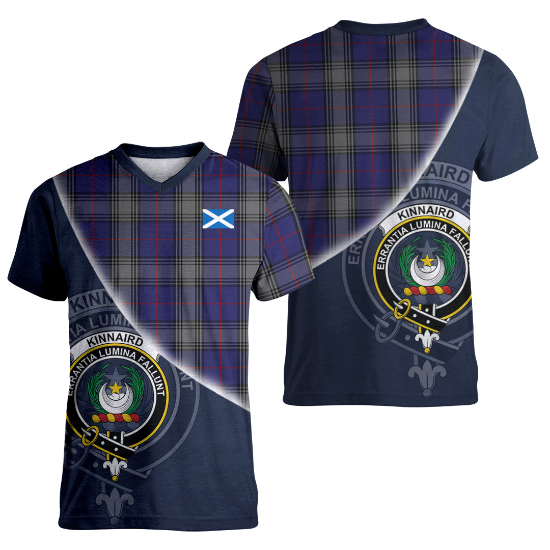 Printivon Kinnaird Tartan Scottish Crest T Shirt