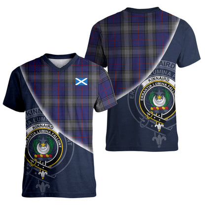 Printivon Kinnaird Tartan Scottish Crest T Shirt