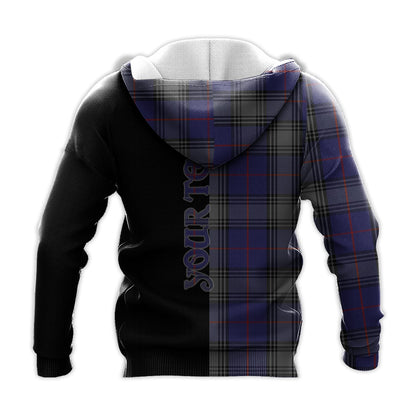 Printivon Kinnaird Tartan Personalize Half Hoodie
