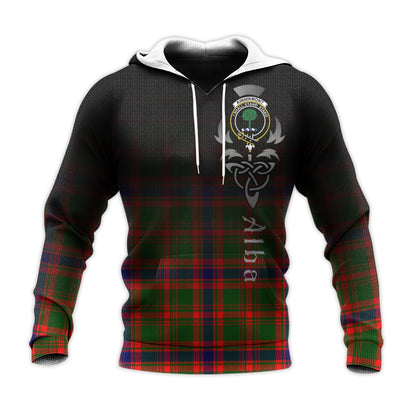 Printivon Kinninmont Tartan Crest Alba Celtic Hoodie
