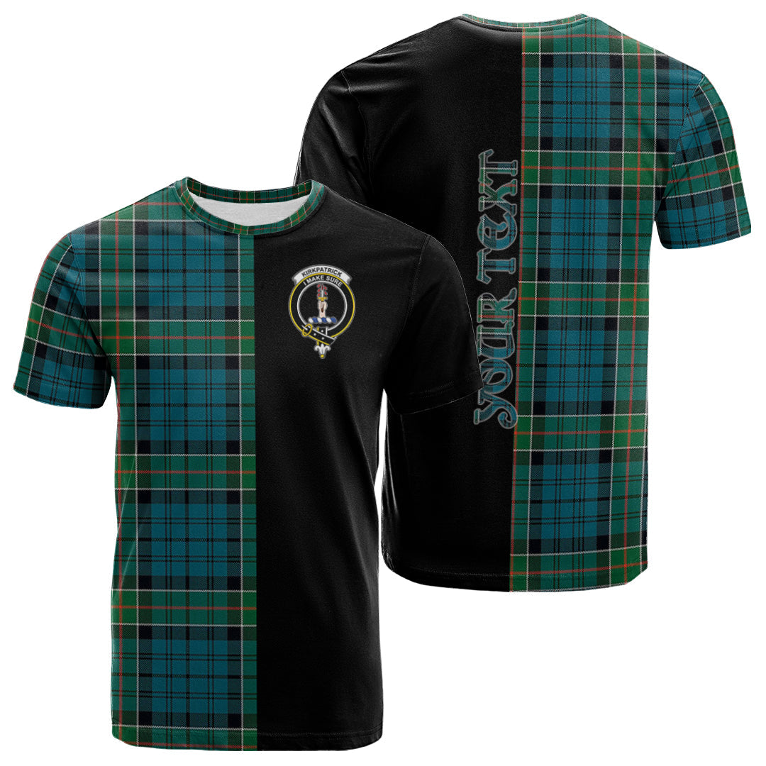 Printivon Kirkpatrick Tartan Personalize Half T shirt