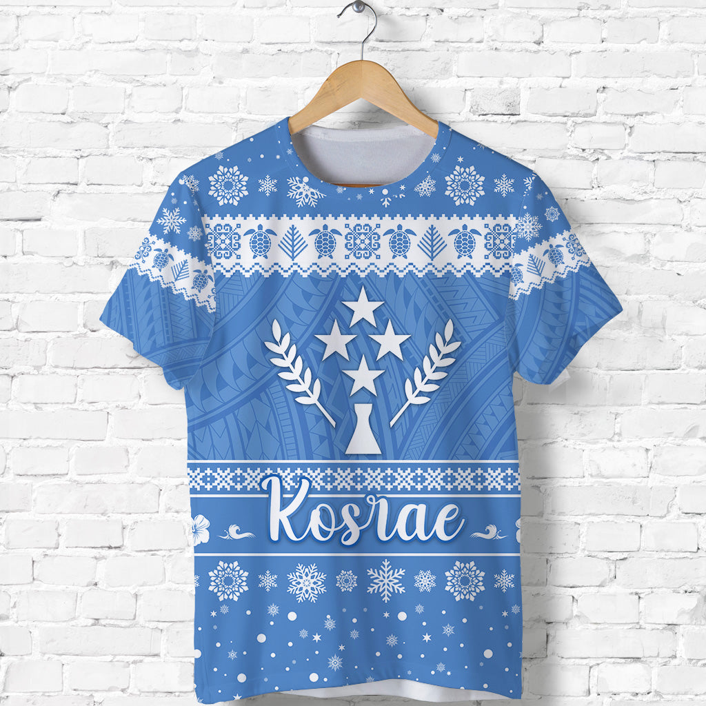 FSM Kosrae Christmas T Shirt Simple Style